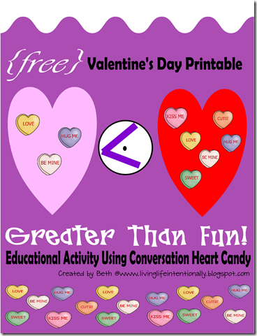 Here is a cool math games for Valentine's Day your preschool and ...