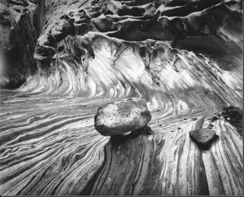 Boulder and Metamorphose Wave, Capital Reef National Park 1987-88