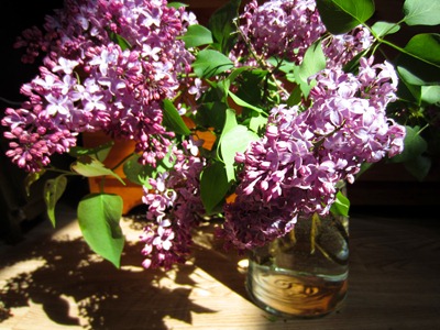 Spring wedding flowers - purple lilac