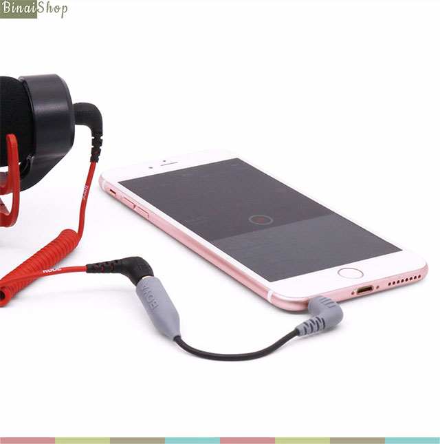 Boya BY-CIP cable chuyển đổi micro 3.5mm cho smartphone