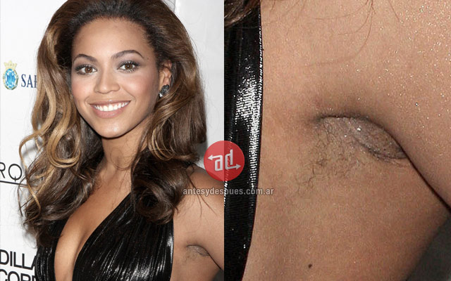 Foto de  Beyonce sin depilarse
