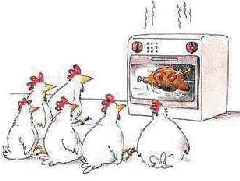 griezelfilm voor kippen