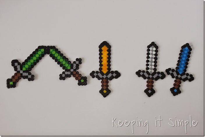 Minecraft-melty-beads #kidscraft #minecraft (8)