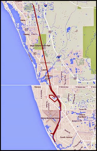 02 - Legacy and Venetian Waterway Trail Map