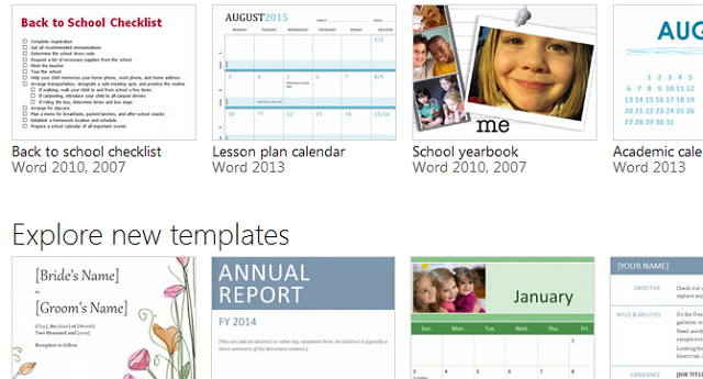 Templates para Word 2013