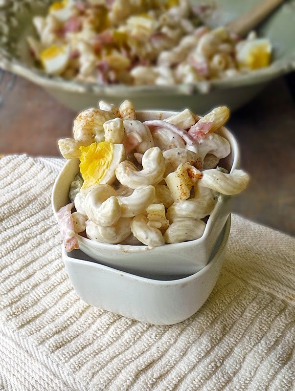 macaroni-salad-with-ham-and-cheese