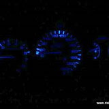 blaue LED-Tachobeleuchtung