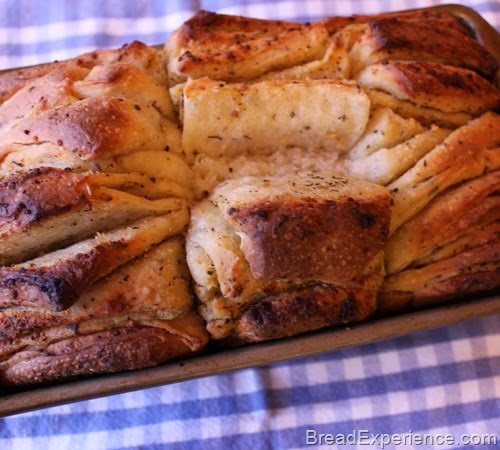 Garlic & Herb Sourdough Pull Apart Bread