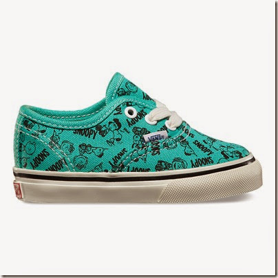 Vault by Vans X Peanuts OG Authentic LX Toddler Sizes Blue Turquoise