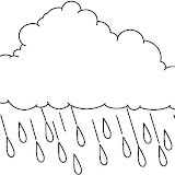 RAIN COLORING PAGES