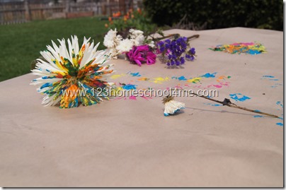 Flower Art kids craft Flower Art kids craft