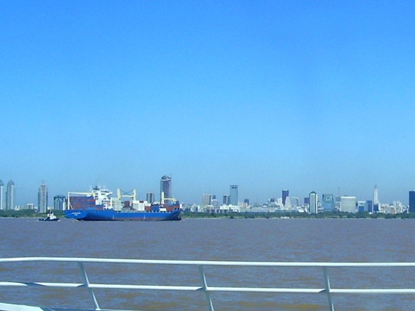 Buenos Aires vista do Buquebus