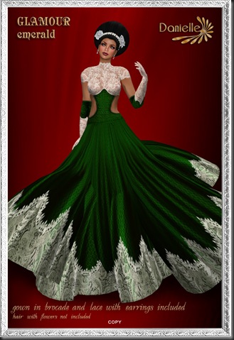 DANIELLE Glamour Emerald'