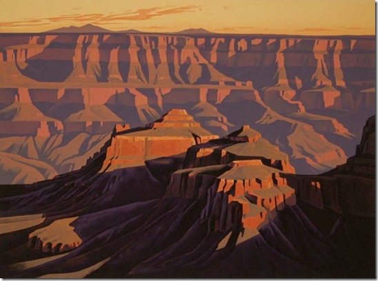 Ed Mell Grand Canyon Stone Lithograph 30 x 40 $950.00