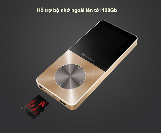 Máy nghe nhạc MP3, MP4 Hifi Lossless Idealist S1813 Idealist S1813
