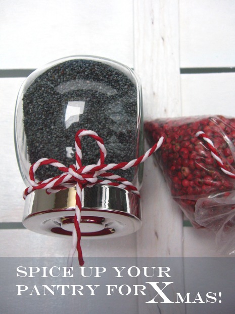 spice up yur pantry for Christmas