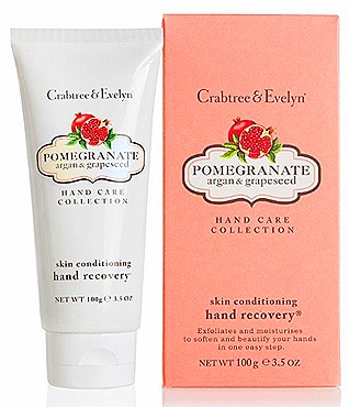 CrabTree & Evelyn Pomgranate, Argan & Grapeseed Hand Recovery® (100g, $40)