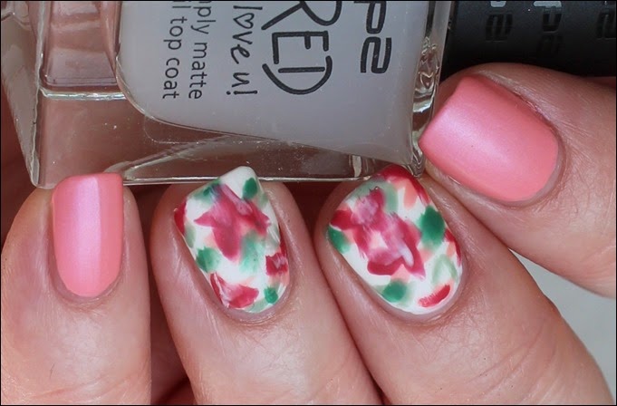 Mottomonat Blütenzauber Nageldesign Nail Art Flowers Spring 04