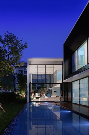 Casa YAK01 Tailandés / Ayutt y Associates Design casa-moderna-YAK01-de-Ayutt-y-Associates-Design