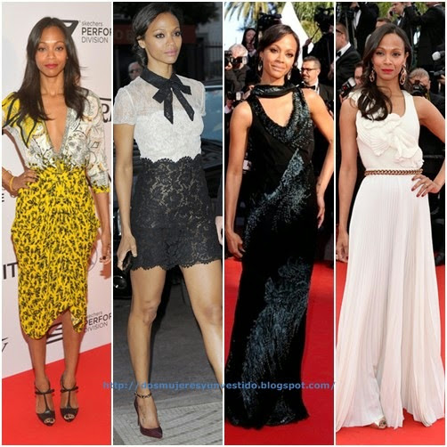 Zoe Saldana Cannes 2014 Zoe Saldana Cannes 2014