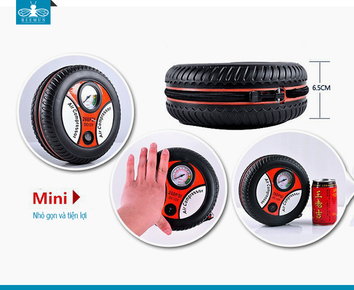 Bơm lốp điện cho xe hơi 260PSI-DC12V