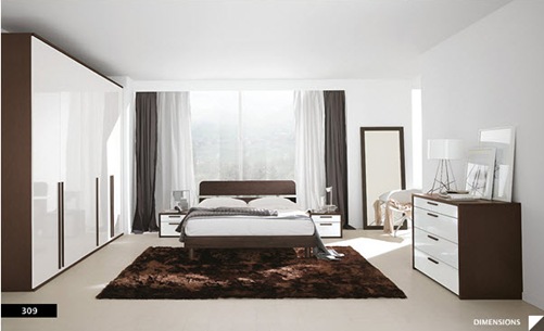 diseños de dormitorios modernos claros