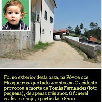 Pai atropela bebé no pátio de casa em Póvoa dos Mosqueiros