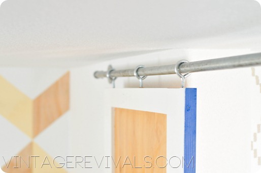 Sliding Barn Door DIY Pipe