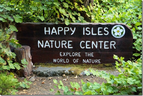 Happy Isles Sign