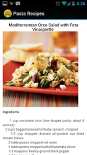 Pasta Recipes Screenshots 3