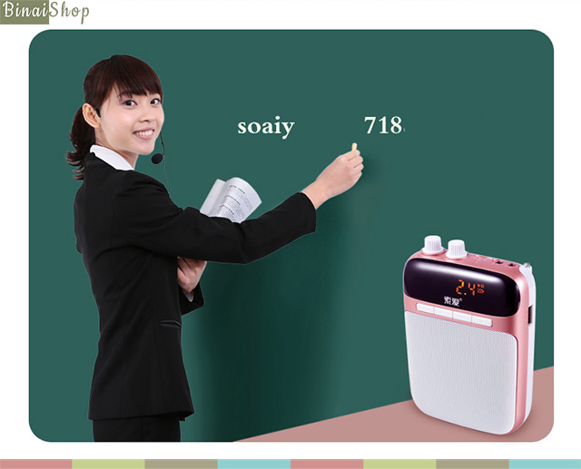 Máy trợ giảng không dây 2.4G SOAIY S-718