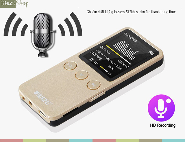 Máy nghe nhạc Lossless Ruizu X08