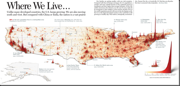 us population density map