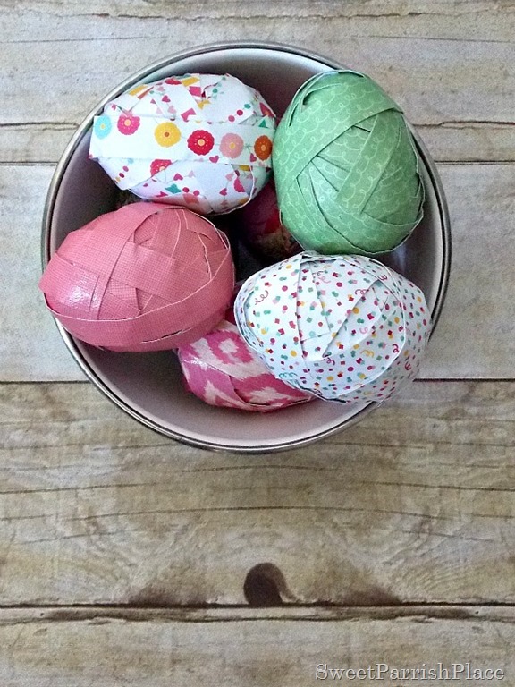 Craft Paper Easter Eggs4
