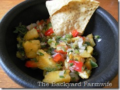 pineapple salsa - The Backyard Farmwife