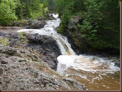 Amnicon Falls S.P WI-Now & Then Falls