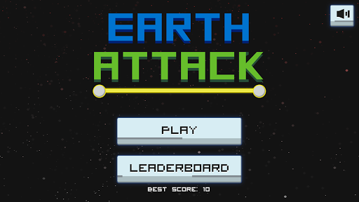 Earth Attack Vintage Game