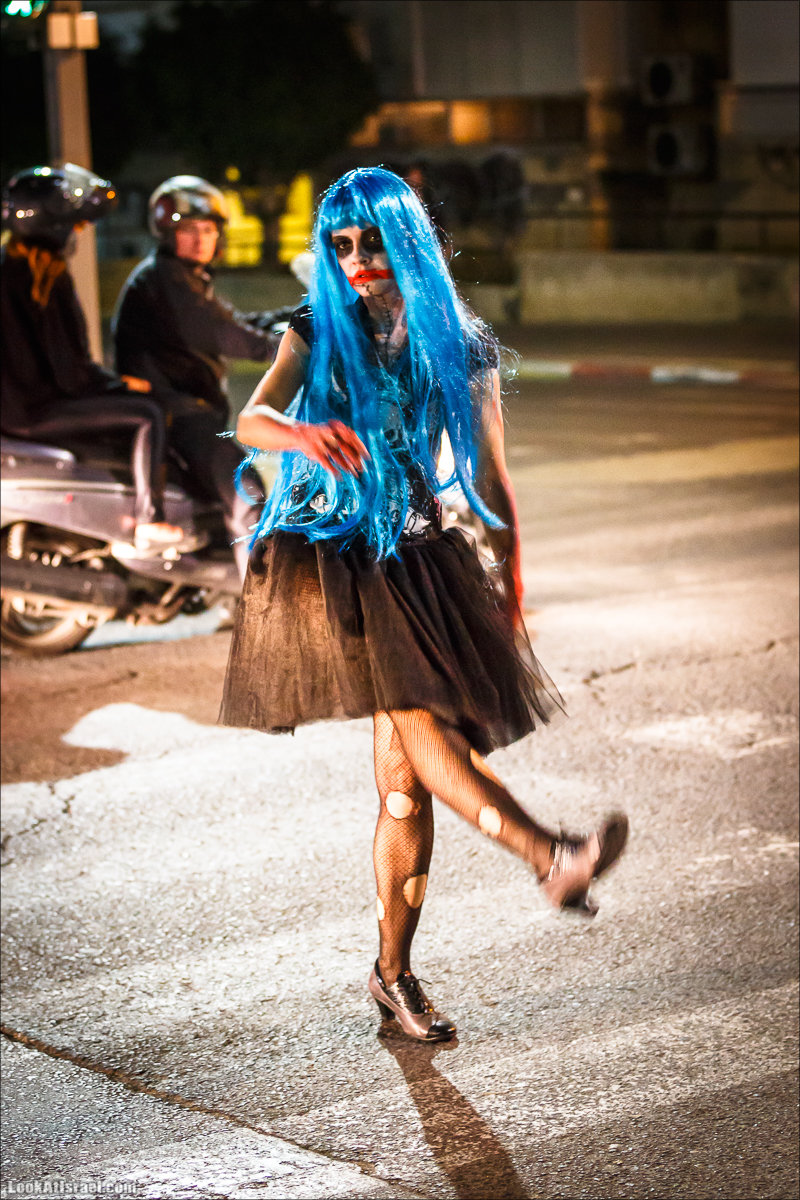 LookAtIsrael.com - Парад зомби в Тель Авиве | Zombie walk TLV, Tel Aviv 2015 |  מצעד זומבים בתל אביב, צעדת הזומבים, זומבי ווק
