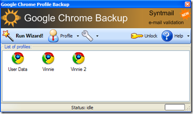 Google Chrome Backup 