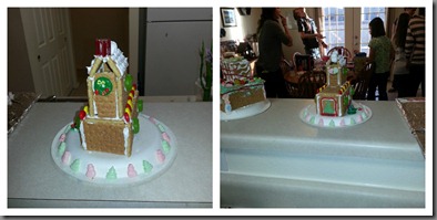 Gingerbread Sarahs house Collage