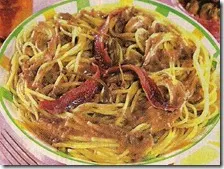 Spaghetti alla crema di acciughe