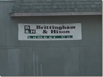 110 Mukwonago - Brittingham & Hixon Lumber Company Sign