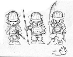 Diseños para los Samukokes del Clan del Fuego