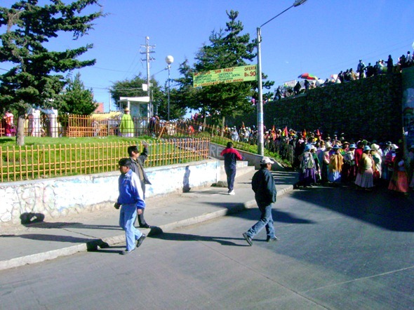 Manifestação em La Paz