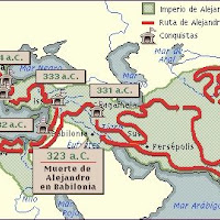 Mapa del Imperio Alejandrino