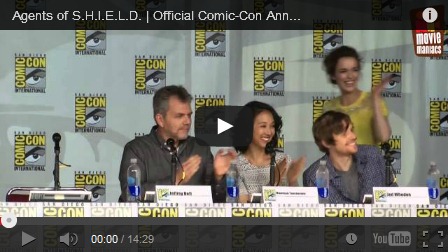 agents of shield full comic con panel, sdcc 2013
