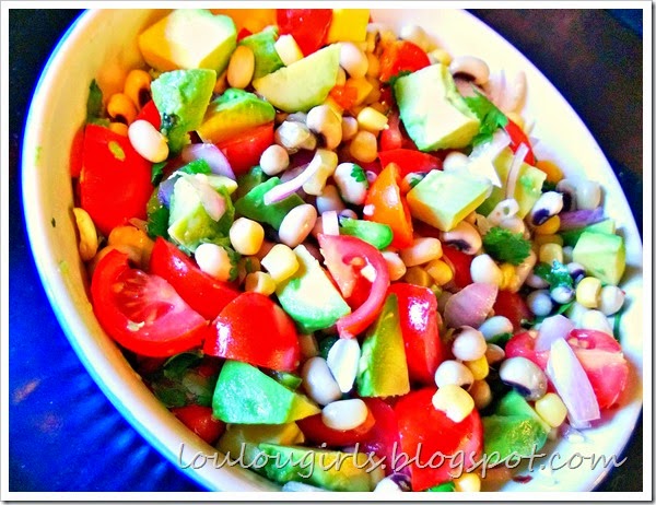 healthy black eyed pea salad
