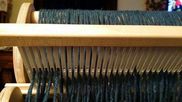The putsy part of weaving ~ (Photo by Trisha Field)