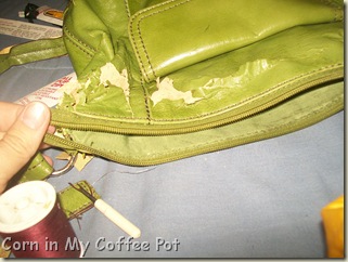 Yellow purse- Sewing 021