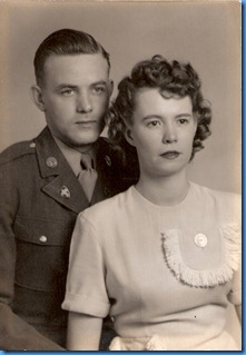 Charles and Lois Burgess circa WWII